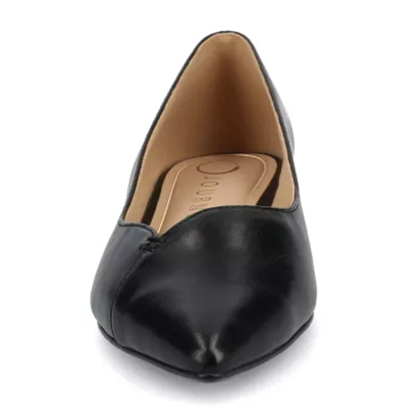 Journee Collection Carmin Womens Pointed Closed Toe Ballet Flats