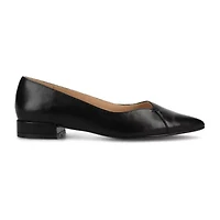 Journee Collection Carmin Womens Pointed Closed Toe Ballet Flats