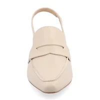 Journee Collection Amory Womens Moc Closed Toe Kitten Heel Pumps
