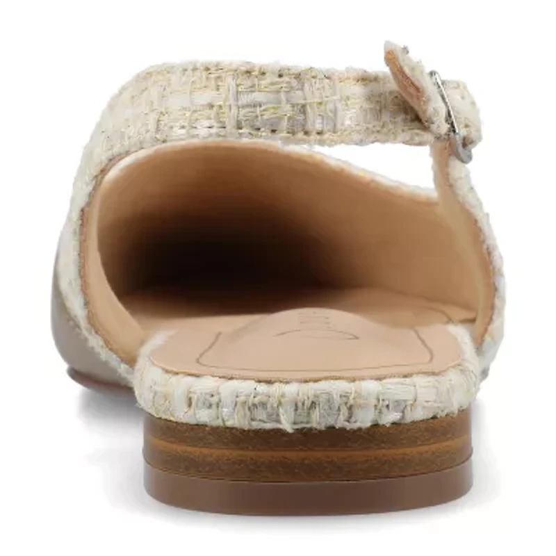 Journee Collection Cloudsteppers Daphnne Womens Pointed Closed Toe Ballet Flats