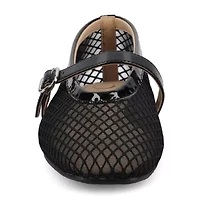 Journee Collection Casha Womens Square Closed Toe Ballet Flats