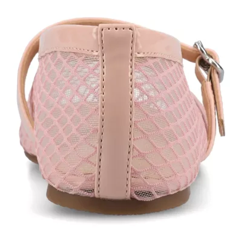 Journee Collection Casha Womens Square Closed Toe Ballet Flats