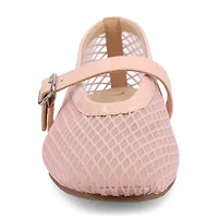 Journee Collection Casha Womens Square Closed Toe Ballet Flats