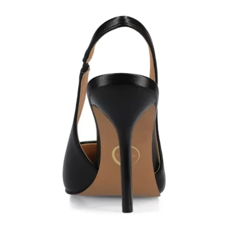 Journee Collection Elenney Womens Pointed Closed Toe Stiletto Heel Pumps