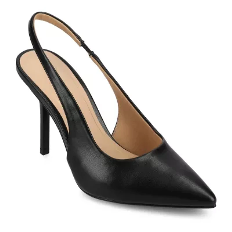 Journee Collection Elenney Womens Pointed Closed Toe Stiletto Heel Pumps