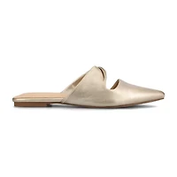 Journee Collection Enniss Womens Pointed Closed Toe Mules