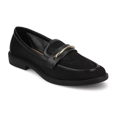 Journee Collection Rainey Womens Almond Loafers