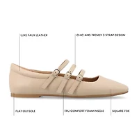 Journee Collection Darlin Womens Square Mary Jane Shoes