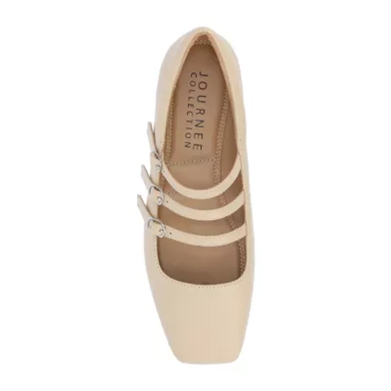 Journee Collection Darlin Womens Square Mary Jane Shoes