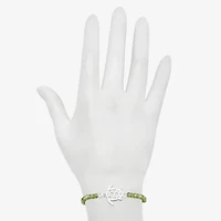 Bijoux Bar Delicates Turtle Womens Beaded Bracelet