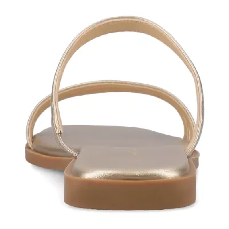 Journee Collection Womens Brisa Flat Sandals