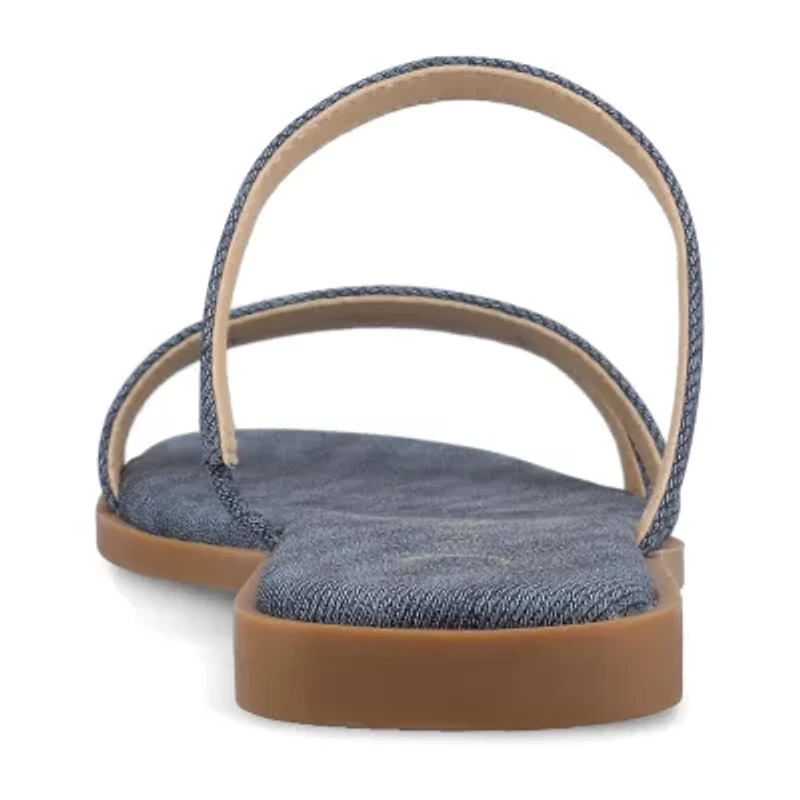 Journee Collection Womens Brisa Flat Sandals