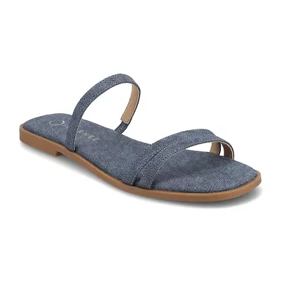 Journee Collection Womens Brisa Flat Sandals