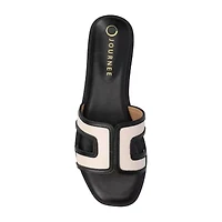 Journee Collection Cloudsteppers Womens Primah Flat Sandals