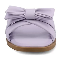 Journee Collection Womens Prylin Flat Sandals