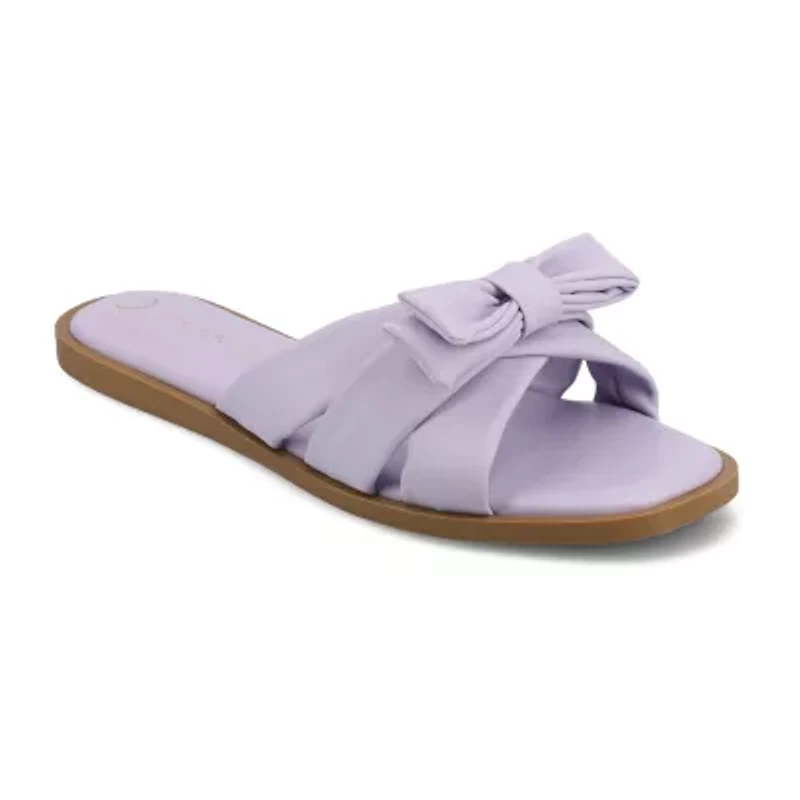 Journee Collection Womens Prylin Flat Sandals