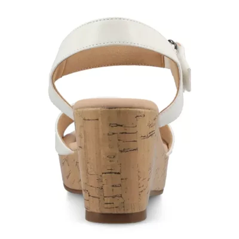 Journee Collection Womens Ranae Wedge Sandals