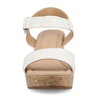 Journee Collection Womens Ranae Wedge Sandals