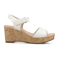 Journee Collection Womens Ranae Wedge Sandals