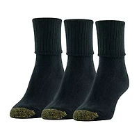 Gold Toe Bermuda Womens 3 Pair Turncuff Socks