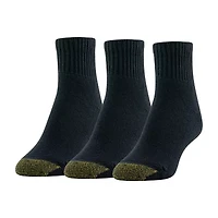 Gold Toe Ultra Tec Womens Multi-Pack 3 Pair Quarter Ankle Socks