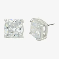 Sparkle Allure Cubic Zirconia 12mm Cushion Stud Earrings