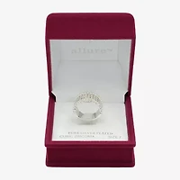 Sparkle Allure Womens 6MM Cubic Zirconia Pure Silver Over Brass Band