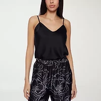 Premier Amour Womens V Neck Sleeveless Camisole
