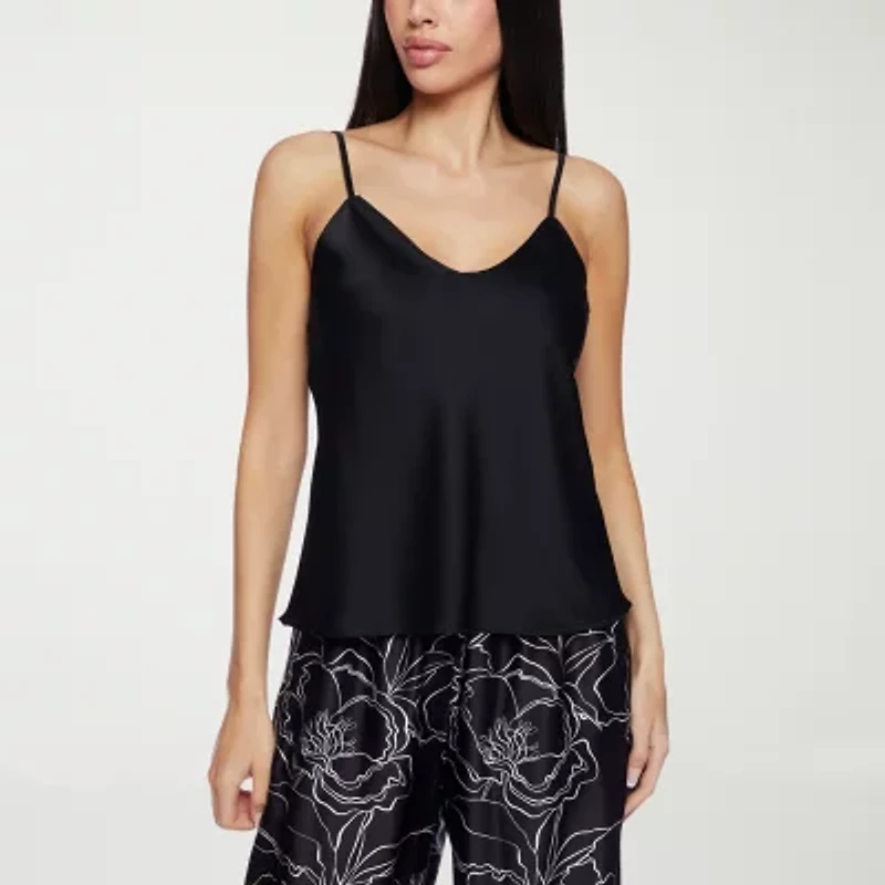 Premier Amour Womens V Neck Sleeveless Camisole