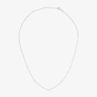 Diamond Addiction (G-H / I1-I2) Womens 1/3 CT. T.W. Lab Grown White 10K Gold Round 16 Inch Pendant Necklace