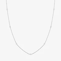 Diamond Addiction (G-H / I1-I2) Womens 1/3 CT. T.W. Lab Grown White 10K Gold Round 16 Inch Pendant Necklace