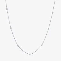 Diamond Addiction (G-H / I1-I2) Womens 1/3 CT. T.W. Lab Grown White 10K Gold Round 16 Inch Pendant Necklace