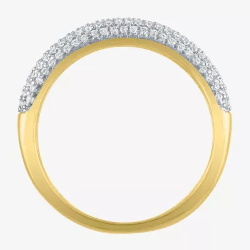 Diamond Addiction (G-H, I1-I2) Womens 6.8mm 1/3 CT. T.W. Lab Grown White 10K Gold Band