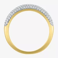 Diamond Addiction (G-H, I1-I2) Womens 6.8mm 1/3 CT. T.W. Lab Grown White 10K Gold Band