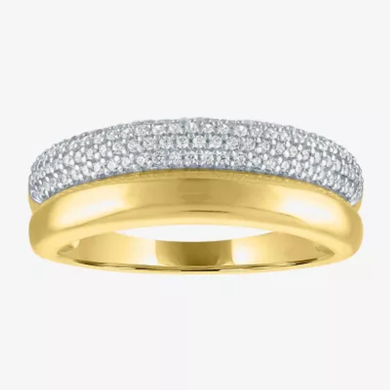Diamond Addiction (G-H, I1-I2) Womens 6.8mm 1/3 CT. T.W. Lab Grown White 10K Gold Band