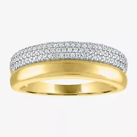 Diamond Addiction (G-H, I1-I2) Womens 6.8mm 1/3 CT. T.W. Lab Grown White 10K Gold Band