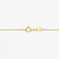 (G-H / I1-I2) Womens 1/5 CT.  Lab Grown White Diamond Sterling Silver Round 18 Inch Pendant Necklace