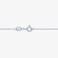 (G-H Womens 1/2 CT. Lab Grown White Diamond 10K White Gold 18 Inch Pendant Necklace