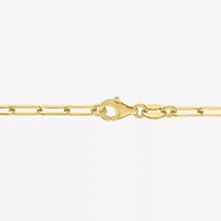 Diamond Addiction (G-H / I1-I2) Womens 1/5 CT. Lab Grown White Diamond 14K Gold Over Silver Sterling Silver Paperclip 18 Inch Pendant Necklace