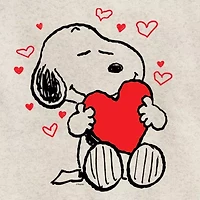 Snoopy Hearts Big Kid Girls Crew Neck Long Sleeve Peanuts Sweatshirt