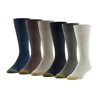 Gold Toe Stanton Mens 6 Pair Crew Socks
