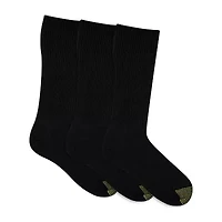 Gold Toe Fluffies Mens 3 Pair Crew Socks