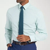 Nick Graham Mens Spread Collar Long Sleeve Shirt + Tie Set