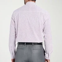 Nick Graham Mens Spread Collar Long Sleeve Shirt + Tie Set