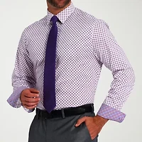 Nick Graham Mens Spread Collar Long Sleeve Shirt + Tie Set