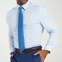 Nick Graham Mens Spread Collar Long Sleeve Shirt + Tie Set