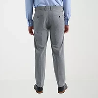 Haggar JMH 4 Way Stretch Houndstooth Mens Slim Fit Flat Front Suit Pant