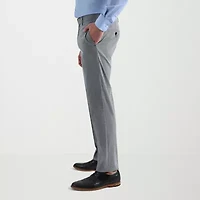 Haggar JMH 4 Way Stretch Houndstooth Mens Slim Fit Flat Front Suit Pant