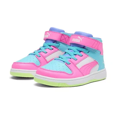 PUMA Rebound Layup Rcl Little Kid Girls Basketball Shoes