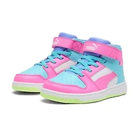 PUMA Rebound Layup Rcl Little Kid Girls Basketball Shoes
